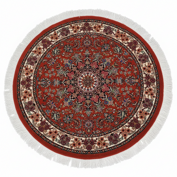 تصویر فرش نقشه خورشیدی حاشیه کرم تصویر فرش نقشه خورشیدی حاشیه کرم