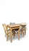 image of Railing 4seaters Dining Set