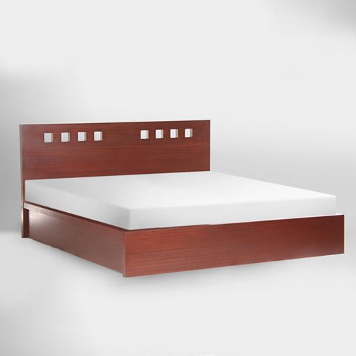 image of Double Bed 180Concept Walnut