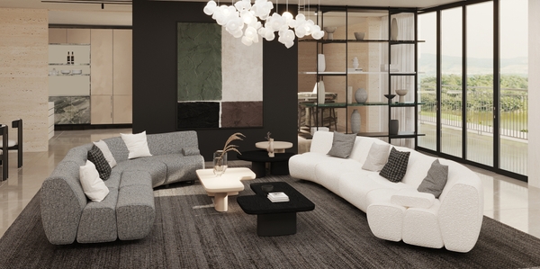 image of Cecil U shaped sofa
