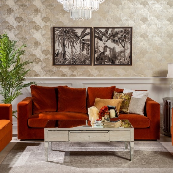 image of READ sofa 3.5 rust 662793