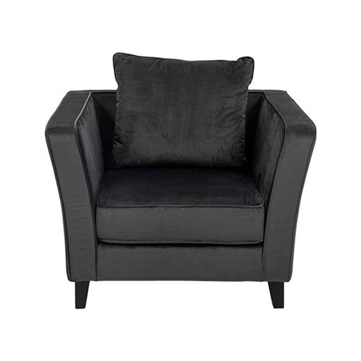 image of LOOS Single Sofa -Dark Grey 