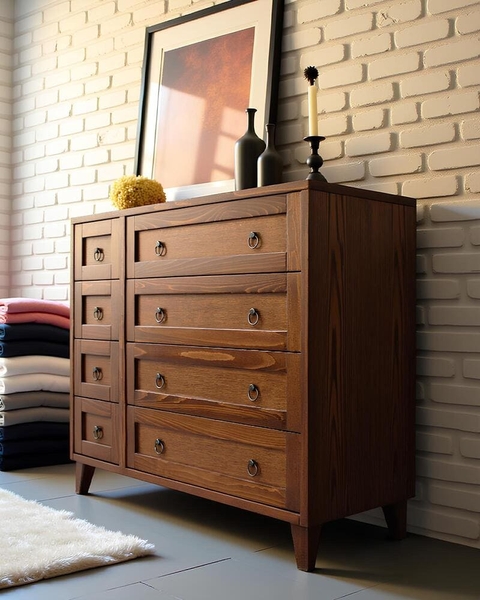 image of Next Walnut 8 drawer