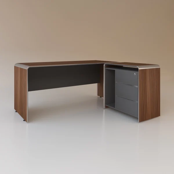 تصویر میز کارمندی ارگوت ال دار