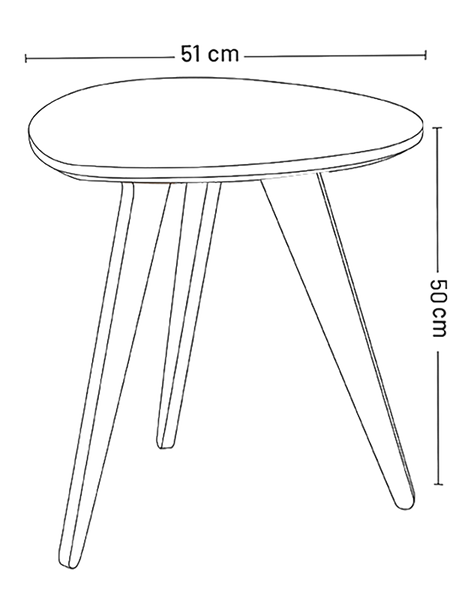 another image of Large Fish Side Table