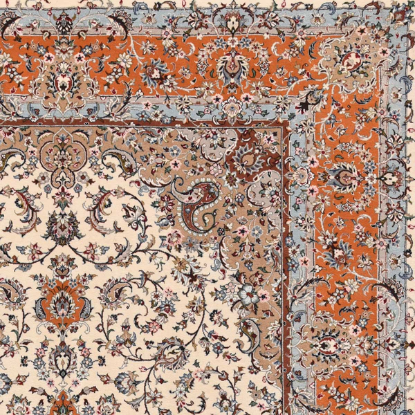 تصویر قالی یزد 30 رج قواره 6متری شناسه اثر 4-25013