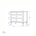 image of Elena bed side drawer