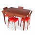 image of Sezar Dining Set 4 Seater