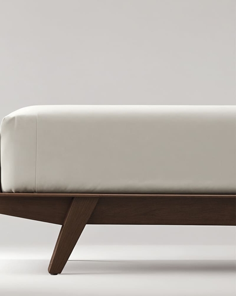image of Retro 190 Walnut single bed