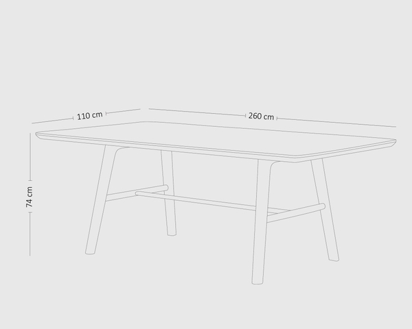 image of Arasbaran dining table for 8
