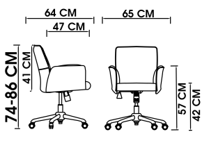 تصویر صندلی کارمندی سل K240