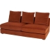 image of READ armless sofa 2.5 rust 662828