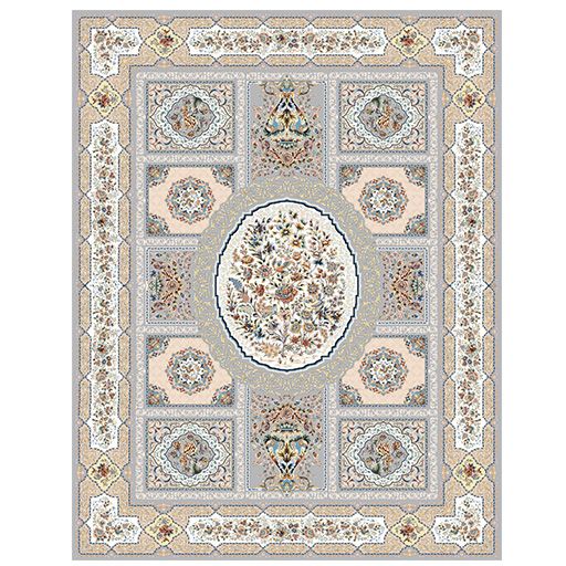 image of Embossed Flower Rug