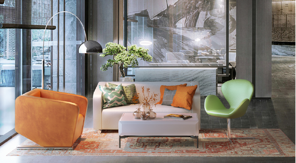 image of PETAL Relax Chair With Round leg