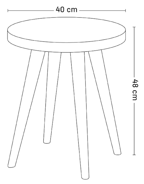 another image of Pin Side Table