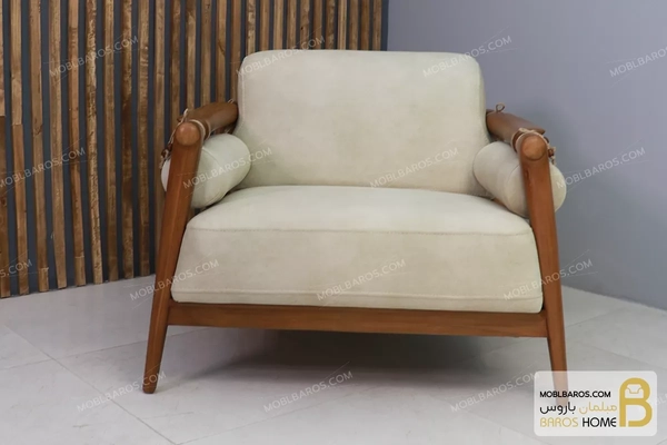 تصویر مبل تک نفره لیدی کد ۱