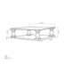 image of Elena square coffee table