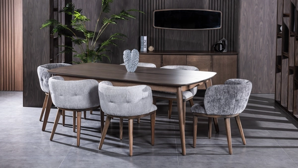 تصویر میز غذاخوری 6 نفره آنیل تصویر میز غذاخوری 6 نفره آنیل