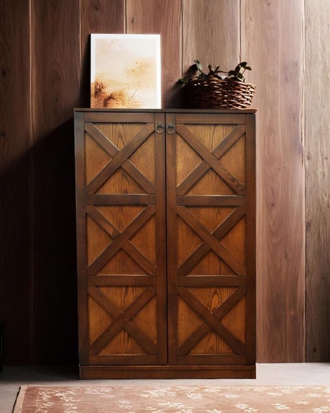 image of Cross shoe cabinet
