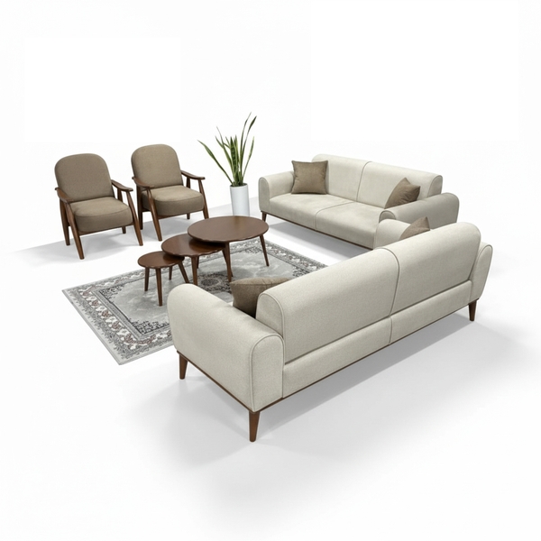 تصویر ست مبلمان مدل مینیمال