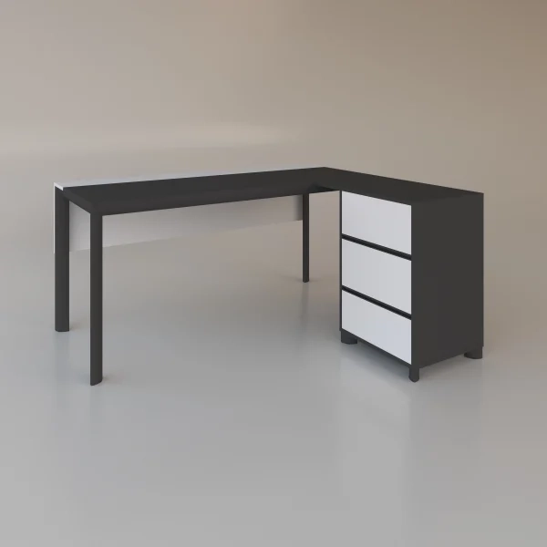 تصویر میز کارمندی سپیدار