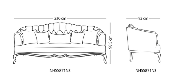 image of Dayan Neoclassic Sofa Set