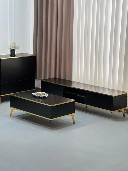 تصویر جلومبلی و عسلی گلدن