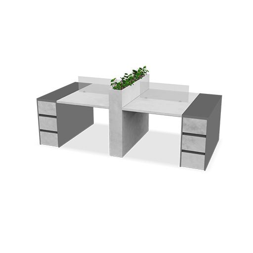 image of Nostalgy teamwork desk-NG4B-140.260