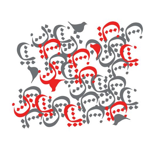 تصویر پرده طرح نون