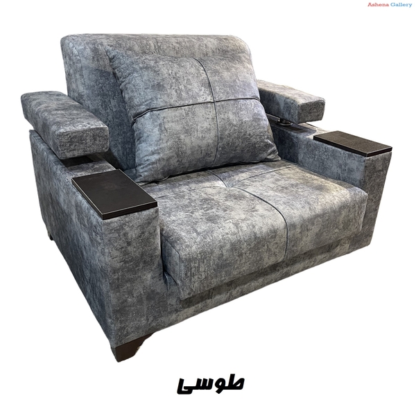 تصویر مبل تختخواب شو تک نفره وُست عرض ۸۵