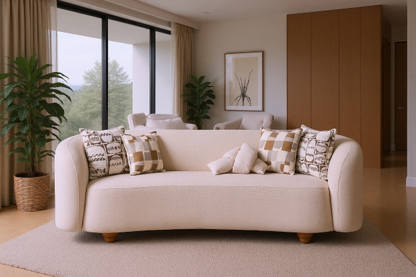 image of Roma Minimal Sofa Set for 8