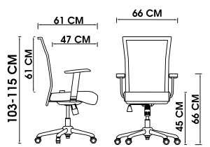 تصویر صندلی کارمندی شانت UK10D