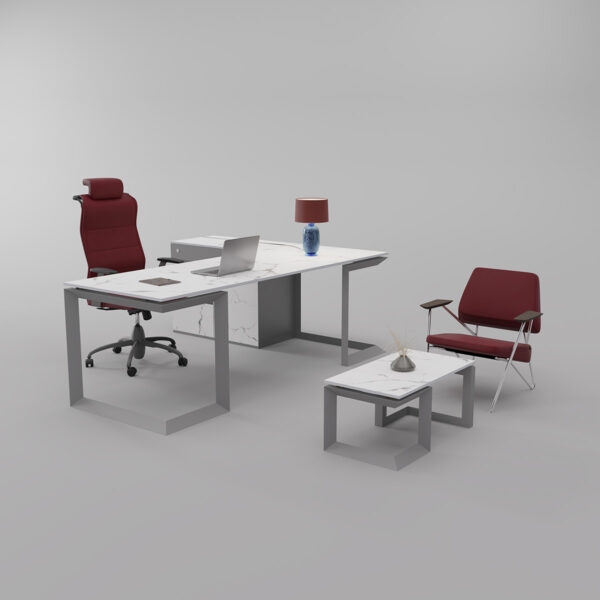 تصویر میز جلو مبلی دو پایه فلزی Golden Nova مدل T2