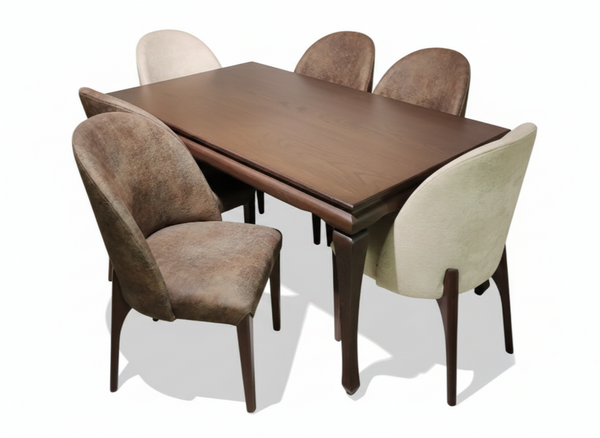 تصویر سرویس ناهارخوری بلوط-ابریشم