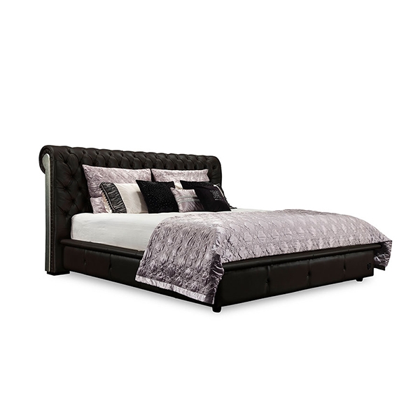 another image of AN P002 Double Bed-natural leather