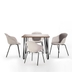 image of Comfort Dining Set CNT62 Chair and T20-90 Table