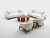 image of Minimal Mechanism Sofa Set 