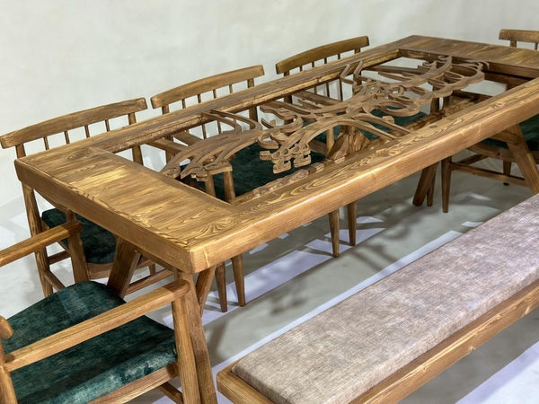 تصویر میز غذا خوری ۱۰ نفره مولانا (سفارشی) تصویر میز غذا خوری ۱۰ نفره مولانا (سفارشی)