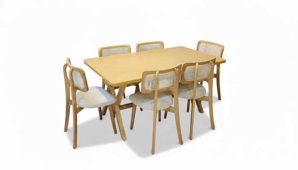 تصویر ست ناهارخوری حصیری - 6 نفره