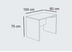 image of NODT 165X Office Desk