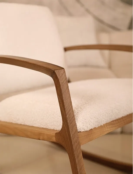 image of Sled rocking sofa