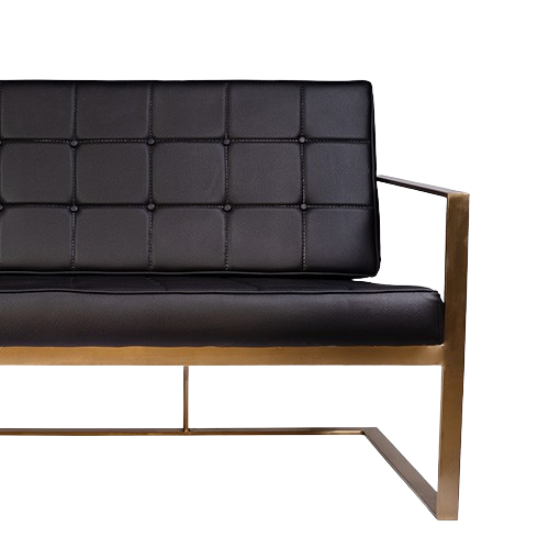 تصویر مبل اداری کلاسیک دو نفره هرمس S70GN2