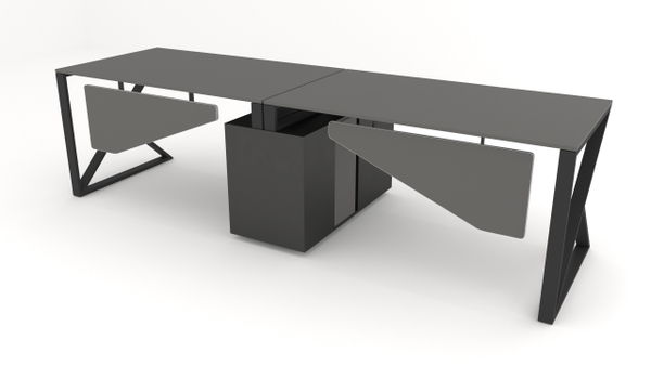 image of Flor Workgroup Desk For Two Users