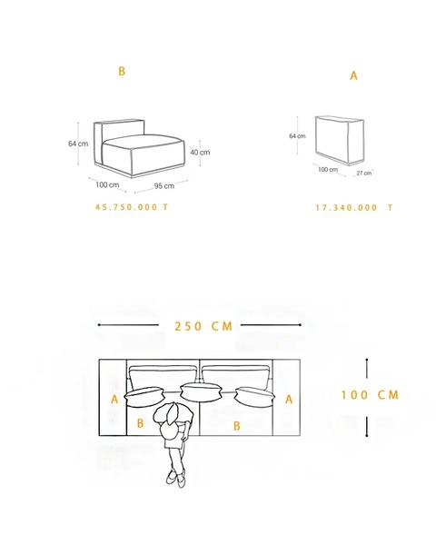 image of Caravan Double Sofa
