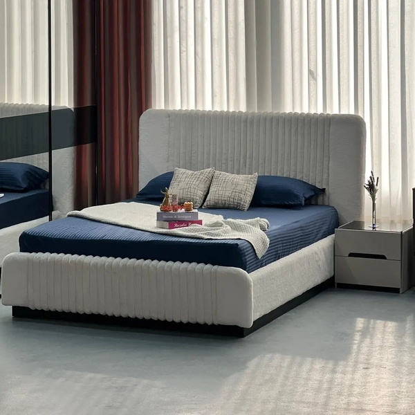 تصویر تخت خواب دو نفره تدی پوماک