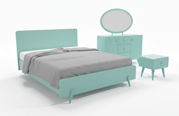 تصویر سرویس خواب پاستیلی دو نفره