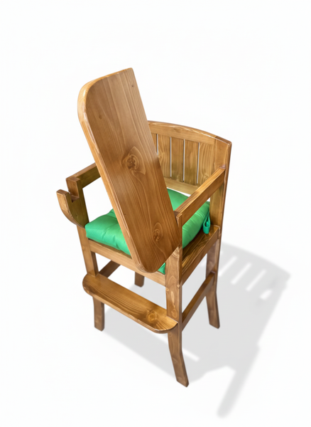 تصویر صندلی غذای کودک چوبی