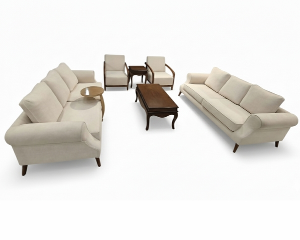 تصویر ست مبلمان دوبل امریکایی