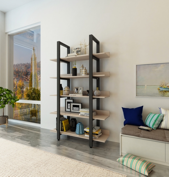 تصویر دیگری از کتابخانه ایستاده فلزی مدل L950