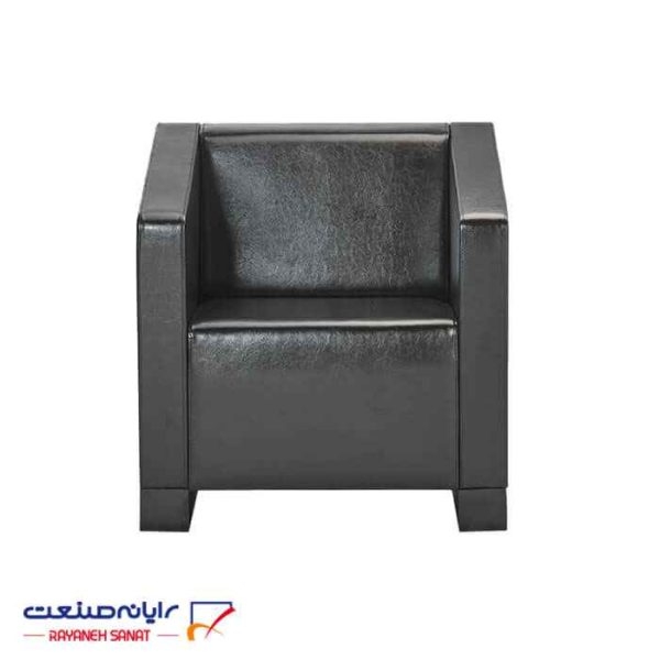 تصویر مبل چرم اداری یه نفره دنیز مدل F933p1